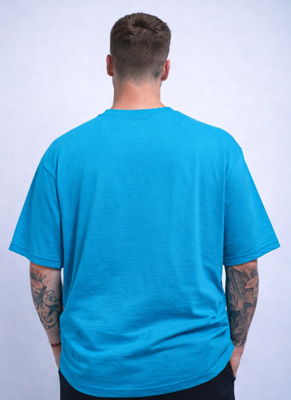 Signature Blue Oversized Tee