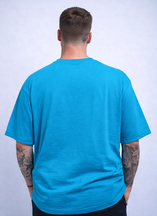 Signature Blue Oversized Tee