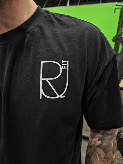 Next Level Black Oversized Performance Tee